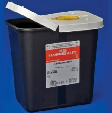 Cardinal Health Non-Hazardous Pharmaceutical Waste Container Container Waste Pharma 5Qtuniversal Cb Lid Clear 14/Cs -8605U