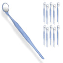 10 Pieces Dental Autoclavable Disposable Mouth Mirror Blue -ORAL32 - Osung USA