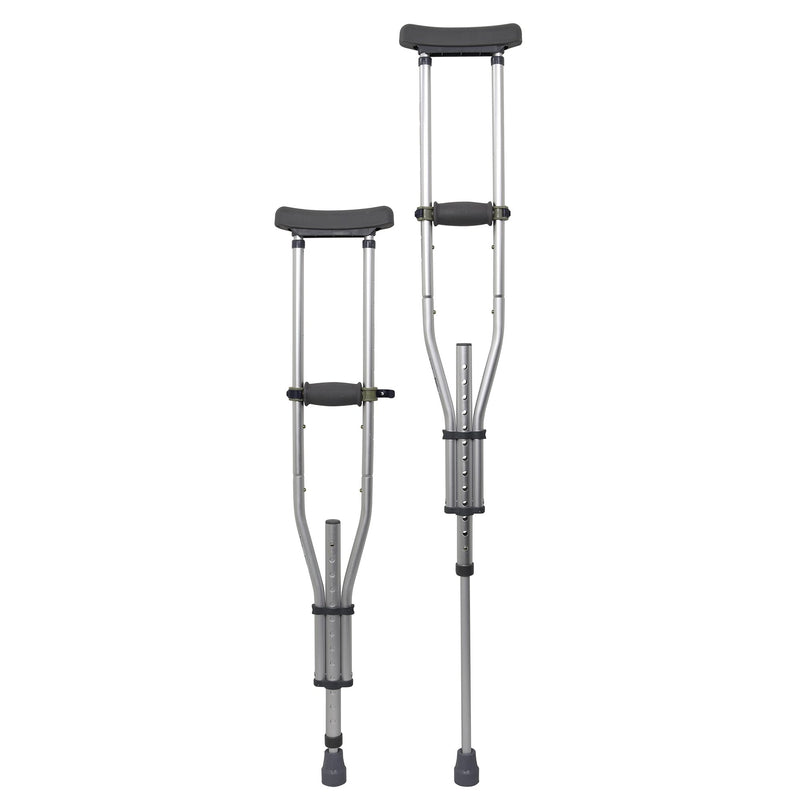 MCKESSON UNDERARM CRUTCHES, 4'6" – 6'6", SOLD AS 1/BOX MCKESSON 146-RTL10433