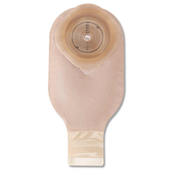 CERAPLUS™ ONE-PIECE SOFT CONVEX BEIGE OSTOMY POUCH, CUT TO FIT UP TO 38 MM, SOLD AS 5/BOX HOLLISTER 89518