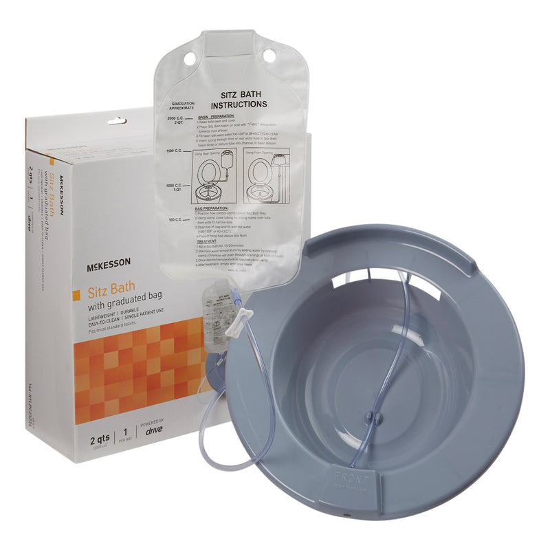 MCKESSON ROUND SITZ BATH, 2000 ML CAPACITY, SOLD AS 1/EACH MCKESSON 146-RTLPC23234