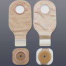NEW IMAGE™ TWO-PIECE CLEAR ILEOSTOMY /COLOSTOMY KIT, 102MM FLANGE, YELLOW MATCH, SOLD AS 5/BOX HOLLISTER 19056
