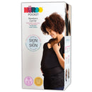 NuRoo® Pocket Short Sleeve Pocket Baby Carrier, Black, Extra-Small, 1/EA