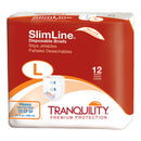 TRANQUILITY® SLIMLINE® HEAVY PROTECTION INCONTINENCE BRIEF, LARGE, SOLD AS 96/CASE PRINCIPLE 2132