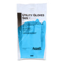 Ansell Latex/Nitrile Utility Glove, Large, Blue, 48/CS