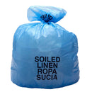 LINER, SOILED LINEN BLU 14MIC31"X43" (250/CS), 250/CS