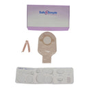 POUCH, OST 2PC DRN FLNG BELT TAB BGE 9" 57MM (10/BX 8BX/CS), 10/BX