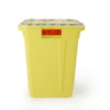 CONTAINER, SHARPS CHEMO YLW 17GL W/LID (5/CS), 5/CS