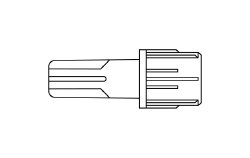 BD REPLACEMENT LUER LOCK CAP, SOLD AS 600/CASE BD 70804