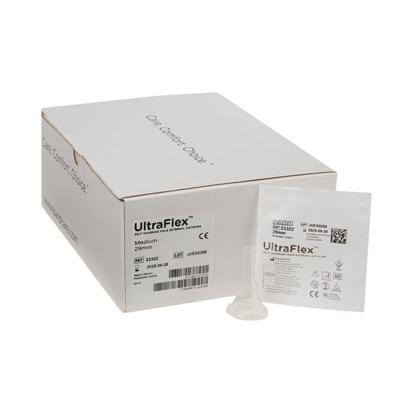 BARD ULTRAFLEX® MALE EXTERNAL CATHETER, MEDIUM, SOLD AS 30/BOX BARD 33302