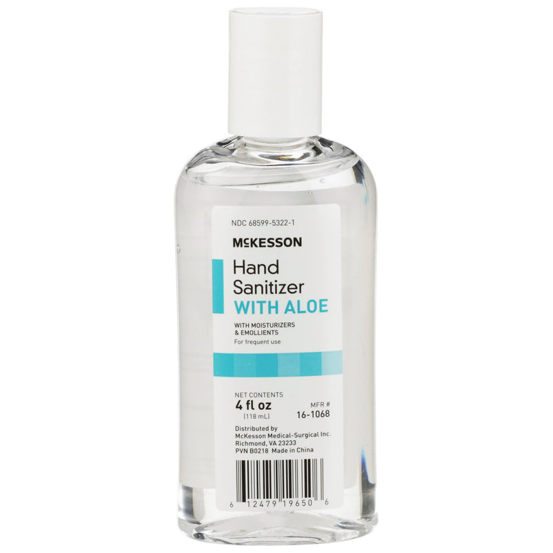 MCKESSON GEL HAND SANITIZER WITH ALOE 4 OZ., SOLD AS 24/CASE MCKESSON 16-1068