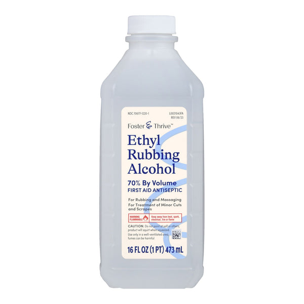 FOSTER & THRIVE™ ETHYL RUBBING ALCOHOL 70% BY VOLUME, SOLD AS 12/CASE MCKESSON 01093995988