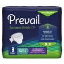 PREVAIL® BARIATRIC ULTIMATE ABSORBENCY INCONTINENCE BRIEF, SIZE C, SOLD AS 4/CASE FIRST PV-110