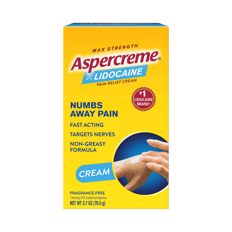 ASPERCREME® LIDOCAINE TOPICAL PAIN RELIEF, SOLD AS 1/EACH SANOFI 04116705877