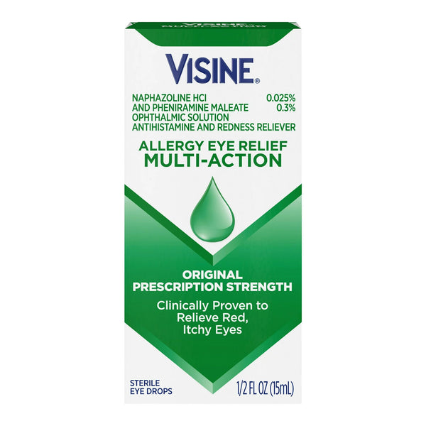 VISINE ALLERGY EYE RELIEF MULTI-ACTION DROPS, SOLD AS 1/EACH J 31254749378