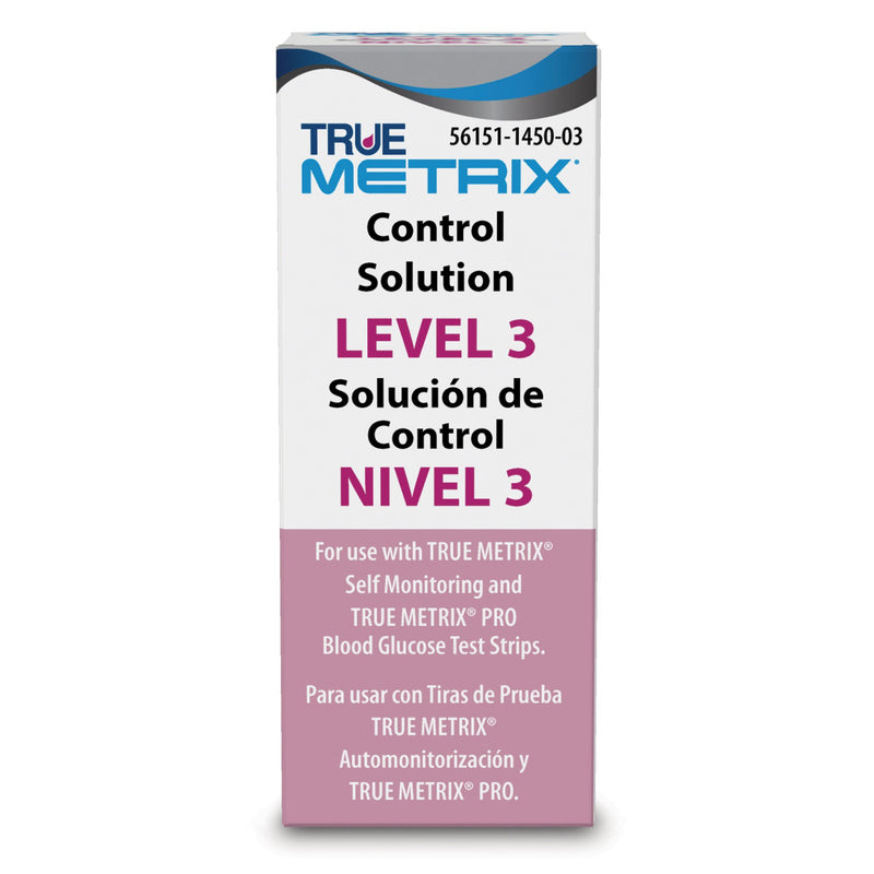 TRUE METRIX® BLOOD GLUCOSE CONTROL, LEVEL 3, SOLD AS 1/EACH NIPRO R5H01-3