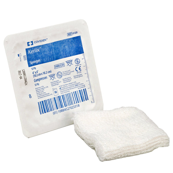 KERLIX™ STERILE USP TYPE VII FLUFF DRESSING, 4 X 4 INCH, 12-PLY, SOLD AS 1280/CASE CARDINAL 6120-