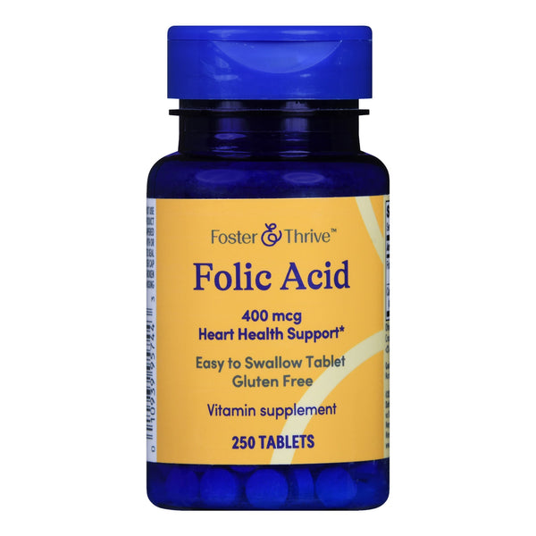 FOSTER & THRIVE™ FOLIC ACID 400 MCG TABLETS, SOLD AS 1/BOTTLE MCKESSON 01093995744