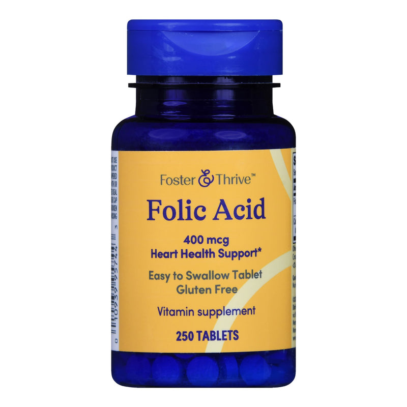 FOSTER & THRIVE™ FOLIC ACID 400 MCG TABLETS, SOLD AS 1/BOTTLE MCKESSON 01093995744