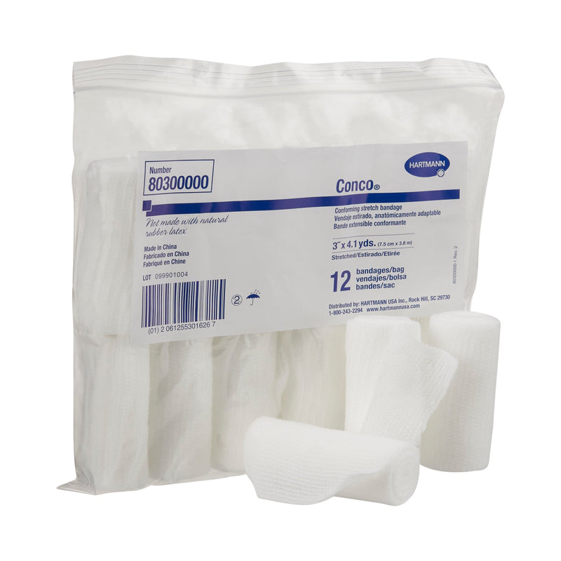 CONCO® CONFORMING BANDAGE, 3 INCH X 4-1/10 YARD, 1-PLY, SOLD AS 96/CASE HARTMANN 80300000