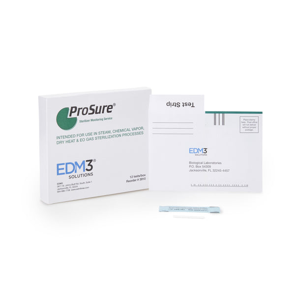 PROSURE® STERILIZER MONITORING MAIL-IN SERVICE, SOLD AS 12/KIT EDM 3910