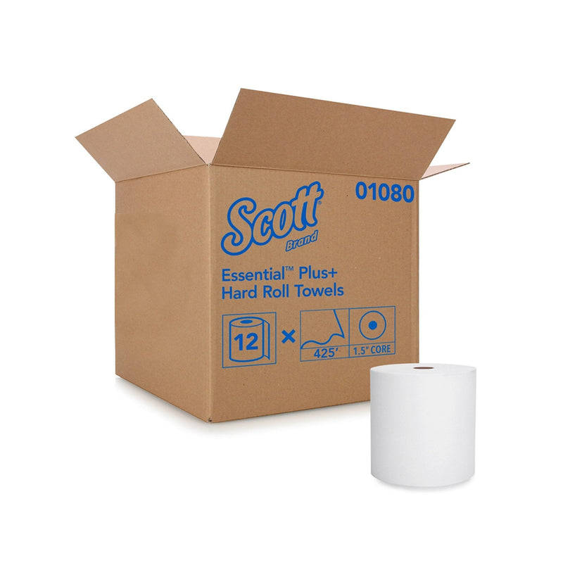 Scott Essential Paper Towel, 8 Inch x 425 Foot, 12 Rolls per Case 12/CASE -01080