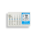 Conical, Dome End 1.4 mm Dia. Medium Grit Diamond Bur 5 per pack. 194.14M3