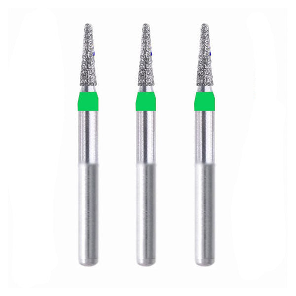 Conical, Dome End 1.6 mm Dia. Coarse Grit Diamond Bur 3 per pack. 194.16C10