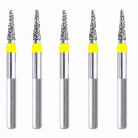Conical, Dome End 1.6 mm Dia. Extra Fine Grit Diamond Bur 5 per pack. 194.16EF1