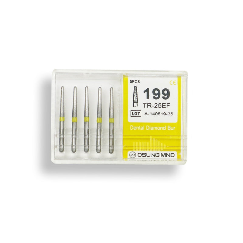 Conical, Dome End 1.6 mm Dia. Extra Fine Grit Diamond Bur 5 per pack. 194.16EF3