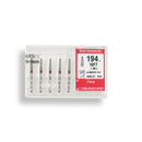 Conical, Dome End 1.6 mm Dia. Fine Grit Diamond Bur 5 per pack. 194.16F7