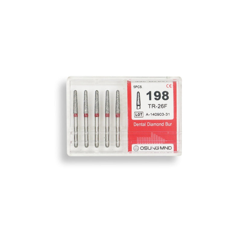 Conical, Dome End 1.8 mm Dia. Fine Grit Diamond Bur 5 per pack. 194.18F4