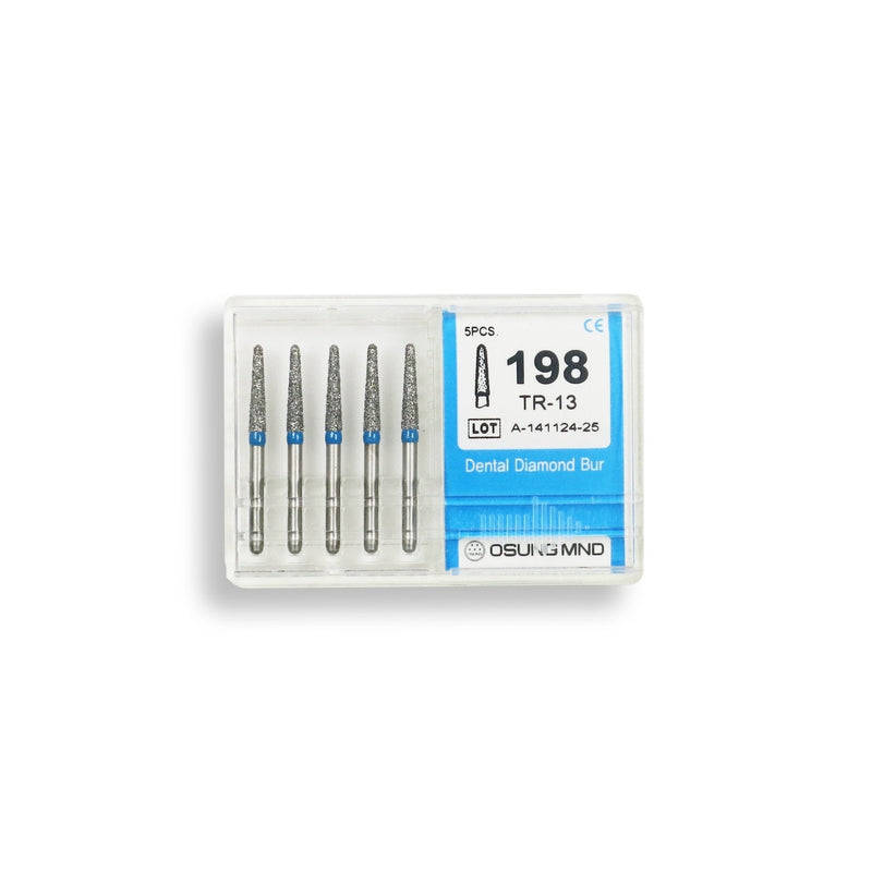 Conical, Dome End 1.8 mm Dia. Medium Grit Diamond Bur 5 per pack. 194.18M5