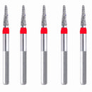 Conical, Dome End 2 mm Dia. Fine Grit Diamond Bur 5 per pack. 194.20F1