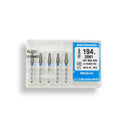 Conical, Dome End 2.5 mm Dia. Medium Grit Diamond Bur 5 per pack. 194.25M1