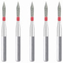 Conical Pointed 1.4 mm Dia. Fine Grit Diamond Bur 5 per pack. 033.14F1