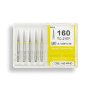 Conical Pointed, Slender 1.4 mm Dia. Extra Fine Grit Diamond Bur 5 per pack. 164.14EF2