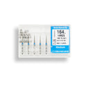 Conical Pointed, Slender 1.4 mm Dia. Medium Grit Diamond Bur 5 per pack. 164.14M2S