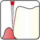 Conical Pointed, Slender 1.6 mm Dia. Fine Grit Diamond Bur 5 per pack. 164.16F1