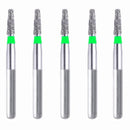 Conical, Round Edge 1.8 mm Dia. Coarse Grit Diamond Bur 5 per pack. 584.18C5