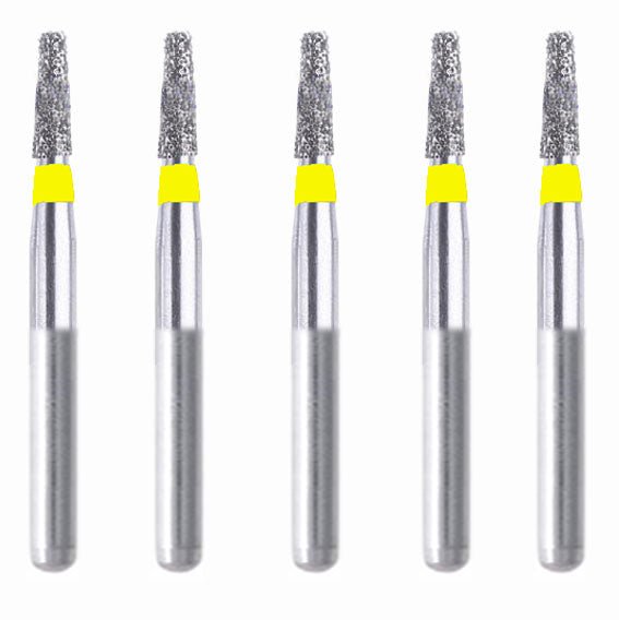 Conical, Round Edge 1.8 mm Dia. Extra Fine Grit Diamond Bur 5 per pack. 584.18EF1