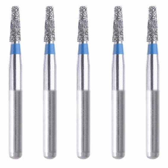 Conical, Round Edge. 1.8 mm Dia. Medium Grit Diamond Bur 5 per pack. 584.18M1