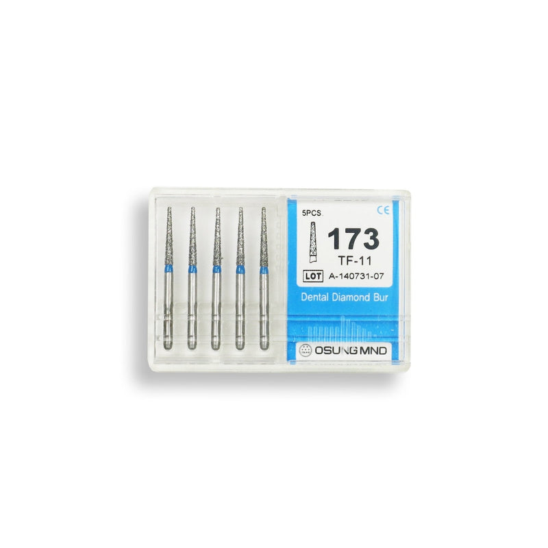Conical, Truncated 1.4 mm Dia. Medium Grit Diamond Bur 5 per pack. 168.14M5