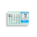 Conical, Truncated 1.6 mm Dia. Medium Grit Diamond Bur 5 per pack. 168.16M6