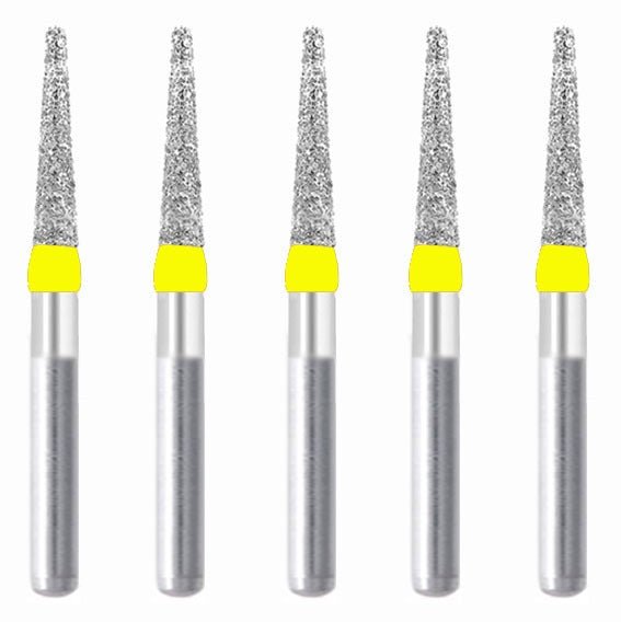 Conical, Truncated 1.8 mm Dia. Extra Fine Grit Diamond Bur 5 per pack. 168.18EF2