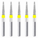 Conical, Truncated 1.8 mm Dia. Extra Fine Grit Diamond Bur 5 per pack. 168.18EF2 - Osung USA