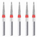 Conical, Truncated 1.8 mm Dia. Fine Grit Diamond Bur 5 per pack. 168.18F2