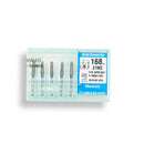 Conical, Truncated 2.1 mm Dia. Medium Grit Diamond Bur 5 per pack. 168.21M2