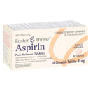 FOSTER & THRIVE™ ASPIRIN 81 MG CHEWABLE TABLETS, ORANGE, SOLD AS 36/BOX MCKESSON 70677113401