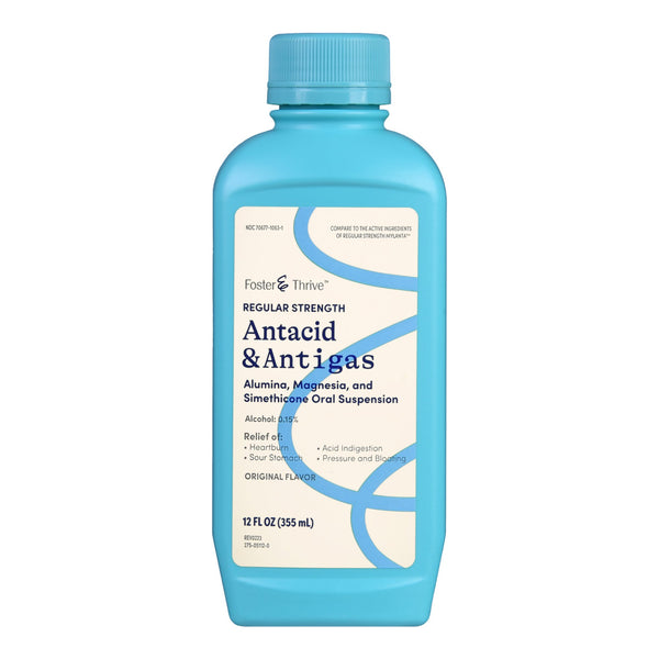 FOSTER & THRIVE™ ANTACID & ANTIGAS ALUMINA, MAGNESIA & SIMETHICONE ORAL LIQUID, SOLD AS 1/BOTTLE MCKESSON 70677106301